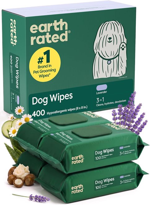 Earth Rated Deodorizing Wipes