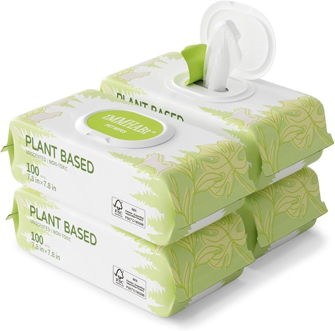 IMMHABI Dog Wipes